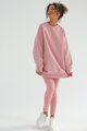 Ružová oversize mikina Mellow Rose