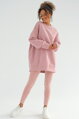 Ružová oversize mikina Mellow Rose