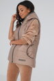 Prešívaná vesta Beige