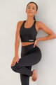 Čierny fitness top X Back