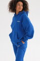 Modrá mikina s kapucňou Pure Cobalt Blue