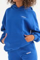 Modrá mikina s kapucňou Pure Cobalt Blue