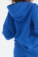 Modrá mikina s kapucňou Pure Cobalt Blue