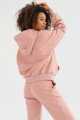 Púdrová mikina s kapucňou Pure Powder Pink