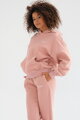 Púdrová mikina s kapucňou Pure Powder Pink
