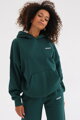 Tmavozelená mikina s kapucňou Pure Deep Green