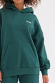 Tmavozelená mikina s kapucňou Pure Deep Green