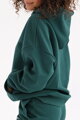 Tmavozelená mikina s kapucňou Pure Deep Green
