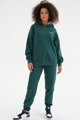 Tmavozelená mikina s kapucňou Pure Deep Green