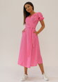 Ružové vzorované šaty Selma - Pink