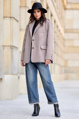 Sivo-hnedé oversize sako Nadine