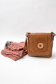 Darčekový set - Crossbody taška so šálom a čiapkou