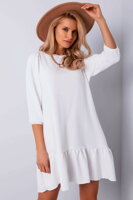 Biele teplákové šaty Adoria