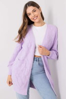 Fialový pletený sveter Vera