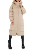 Tmavobéžová bunda na zimu Daren