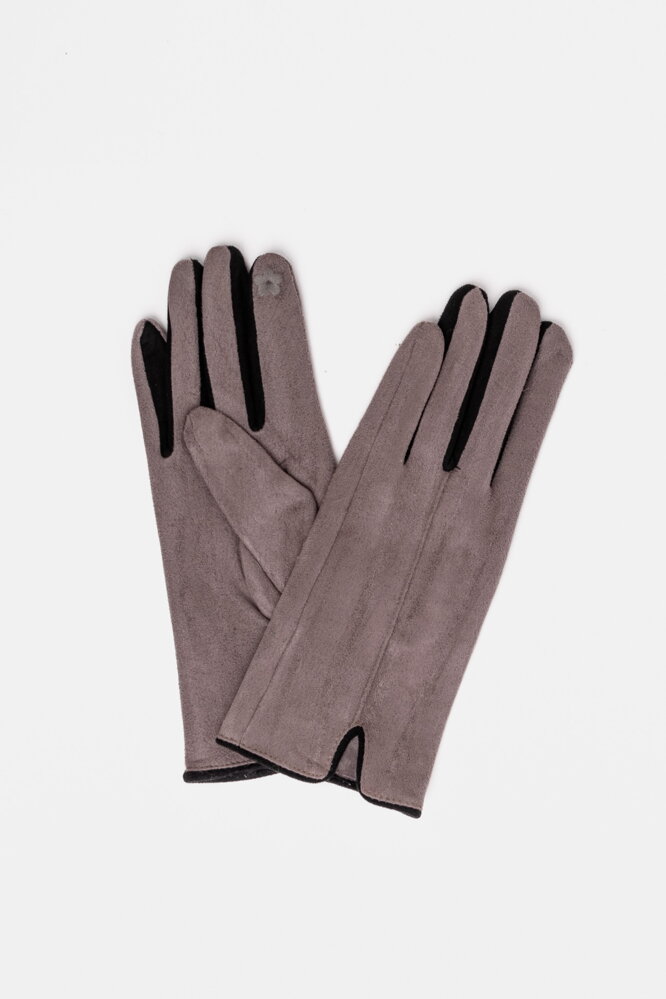 Sivo-hnedé rukavice