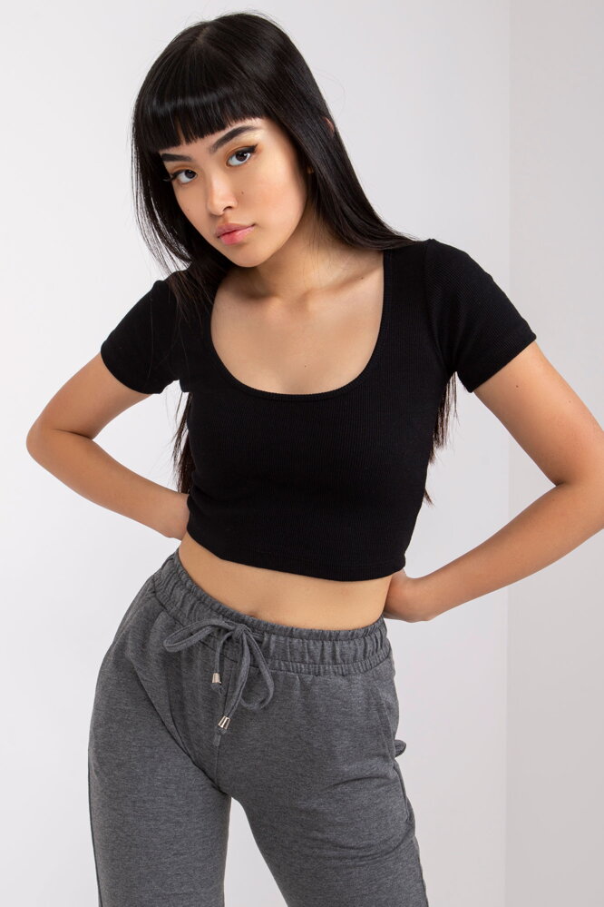 Čierny crop top Montreal