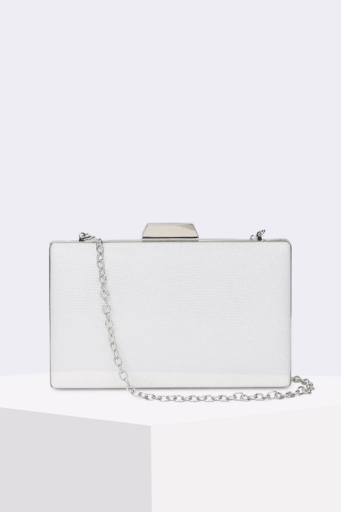 Spoločenská kabelka v bielej farbe