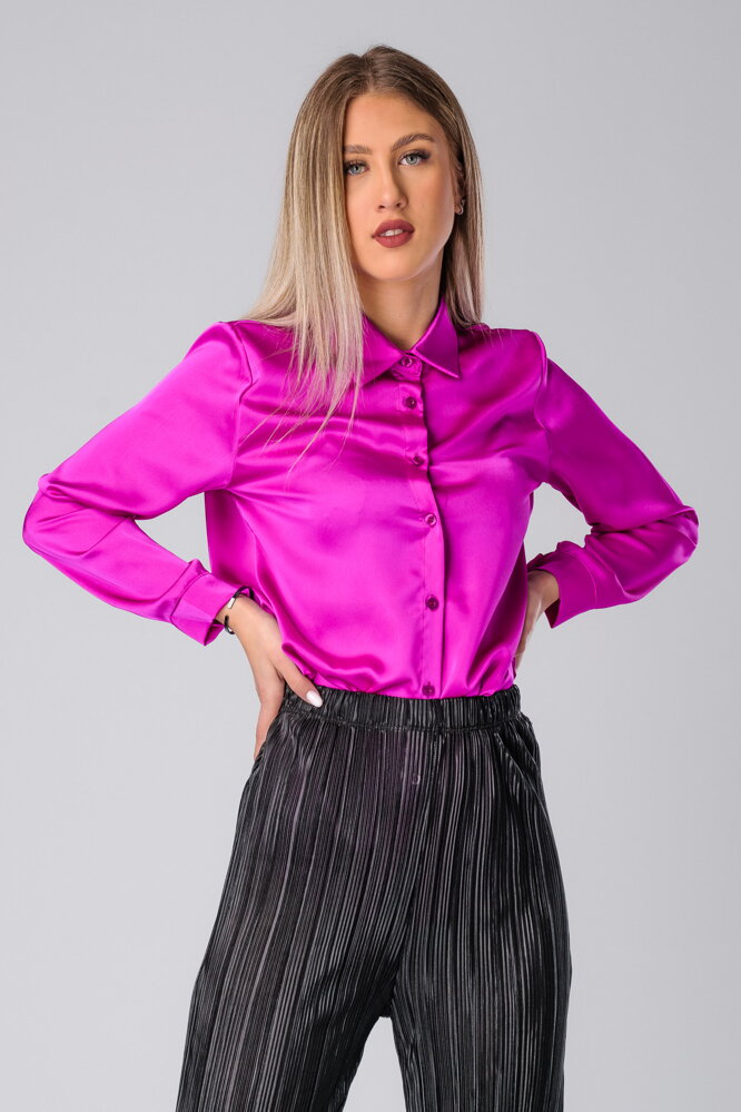 Purpurová saténová blúzka Daphne Purpurová saténová blúzka Daphne