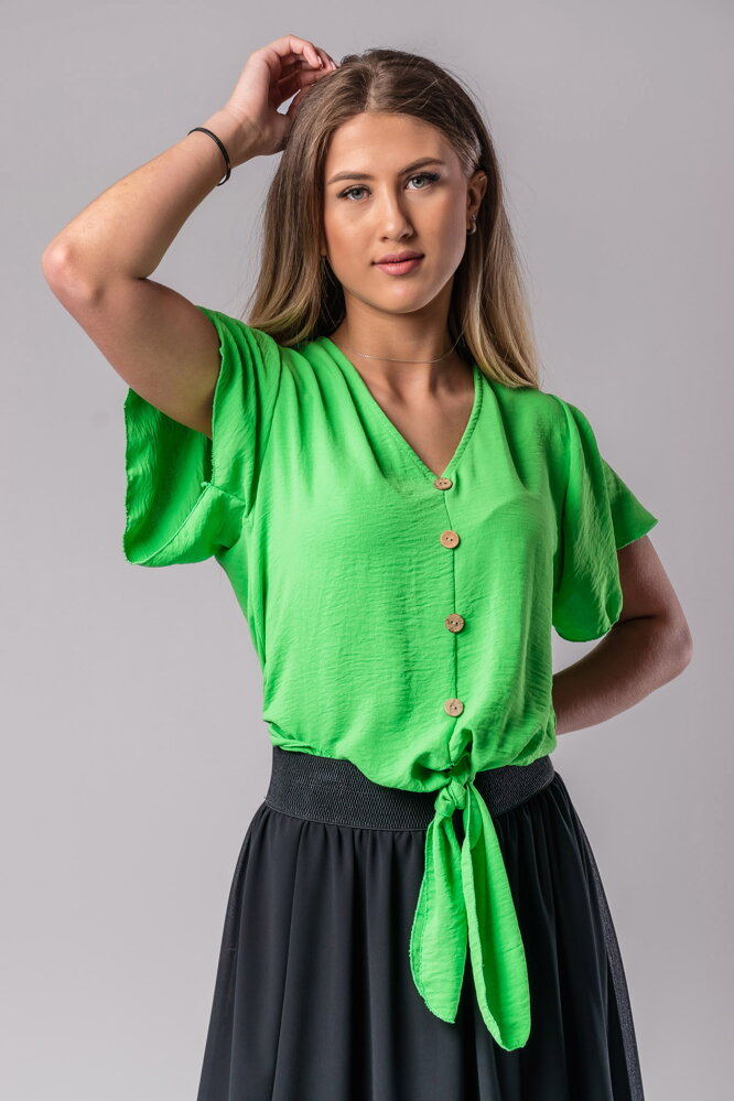 Zelená košeľová blúzka Marla Zelená košeľová blúzka Marla