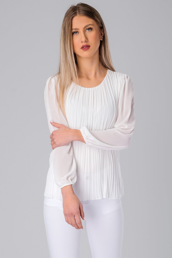 Biely plisovaný top Naomi Biely plisovaný top Naomi