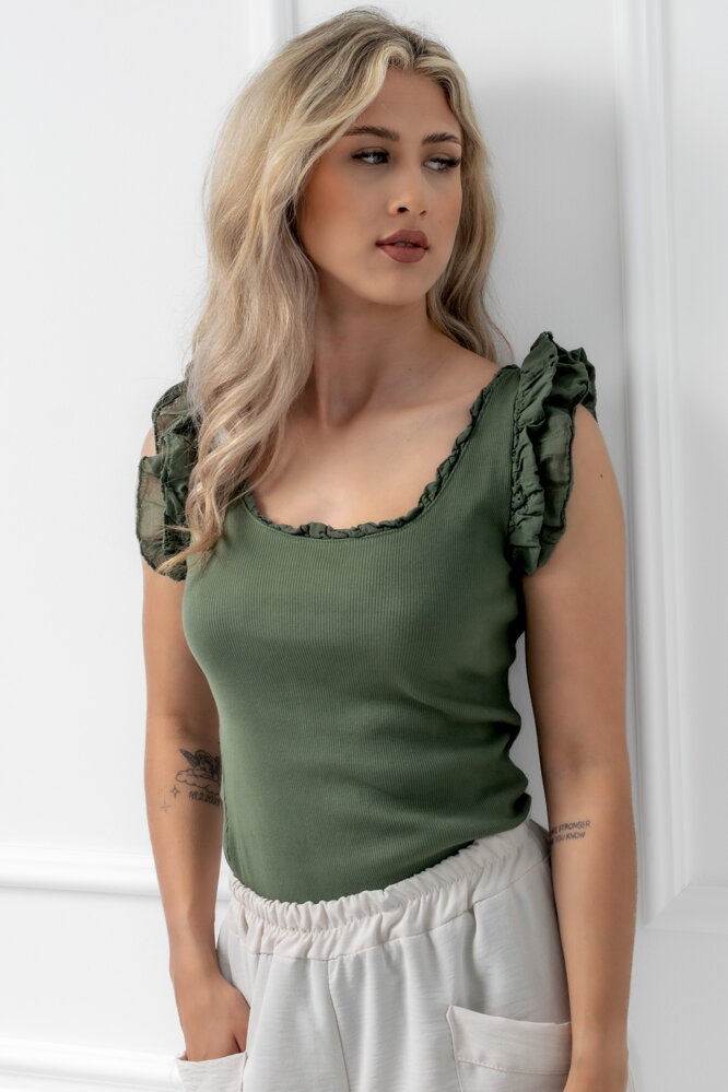 Khaki letný top Tenife Khaki letný top Tenife