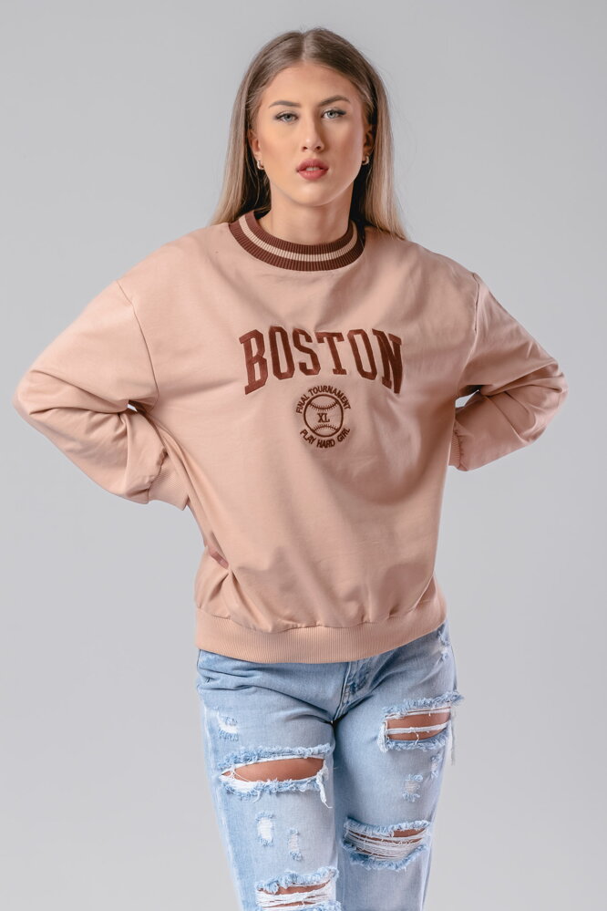 Béžová mikina Boston Béžová mikina Boston