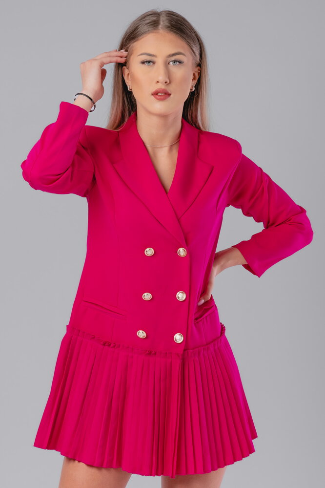 Ružové sakové šaty Amber