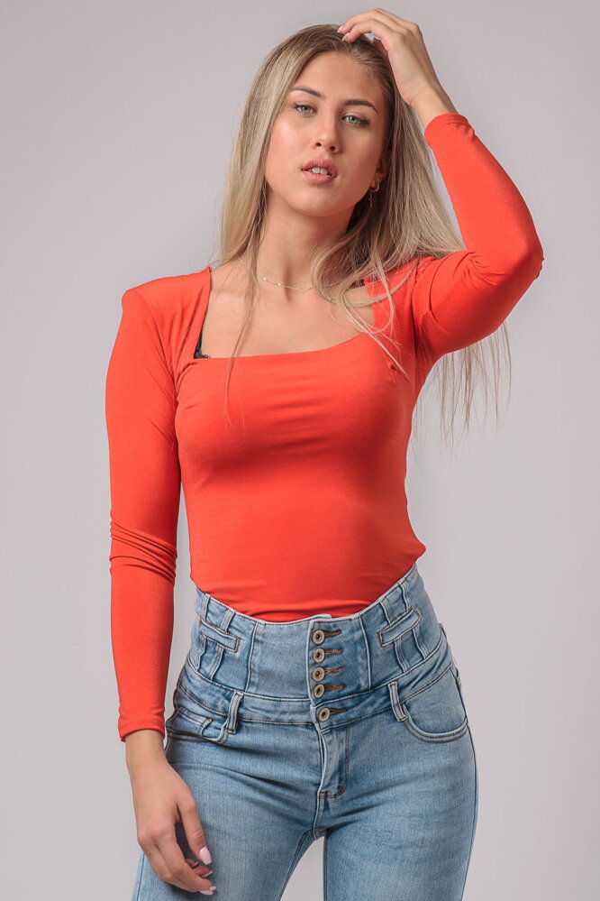 Oranžové dámske body Tusca Oranžové dámske body Tusca