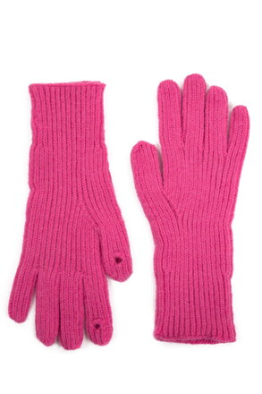 Ružové rukavice na mobil