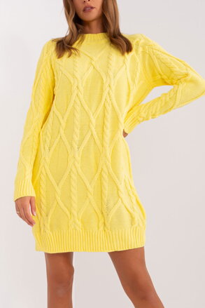 Žlté svetrové šaty Janis