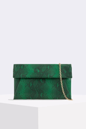 Zelená kabelka s haďou potlačou Sadie