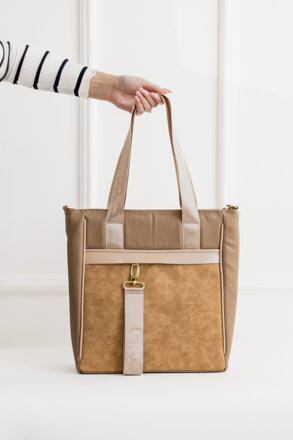 Hnedá shopper taška Grosso