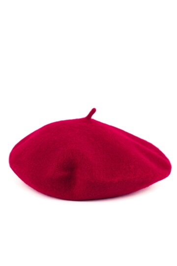 Červená baretka Beria