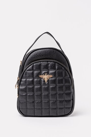 Čierny ruksak/ kabelka s ozdobou