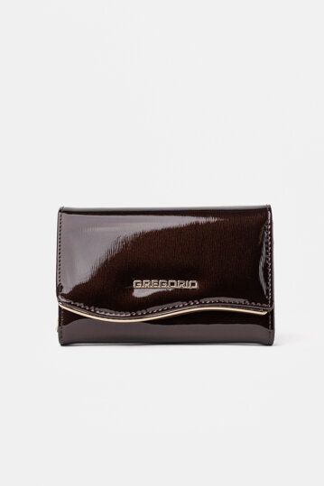 Luxusná hnedá peňaženka Gregoria
