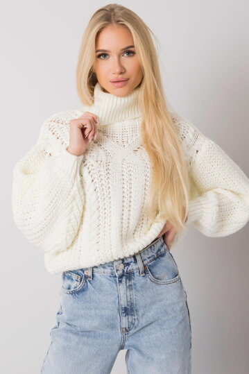 Krémový oversize rolák Mansfield