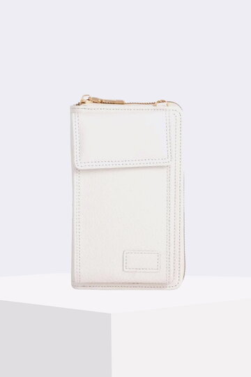 Mini kabelka/ peňaženka Bonny biela