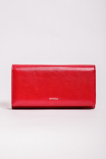 Červená kožená peňaženka Patrizia