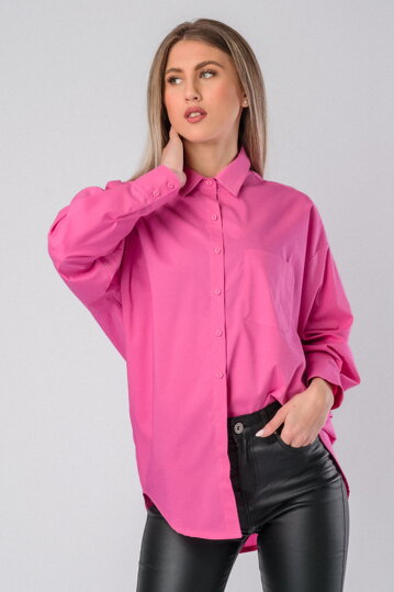 Ružová oversize košeľa Vanity