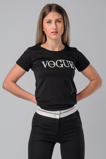 Čierne tričko Vogue