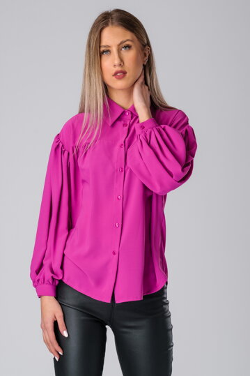 Elegantná purpurová blúzka Siena