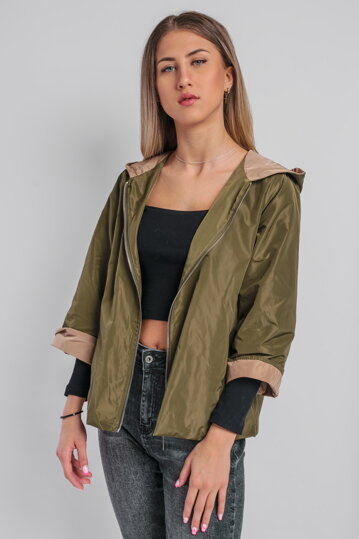 Krátka khaki bunda Venice