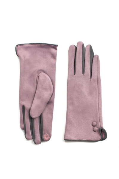 Elegantné ružové rukavice
