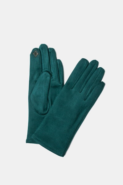 Tmavozelené rukavice