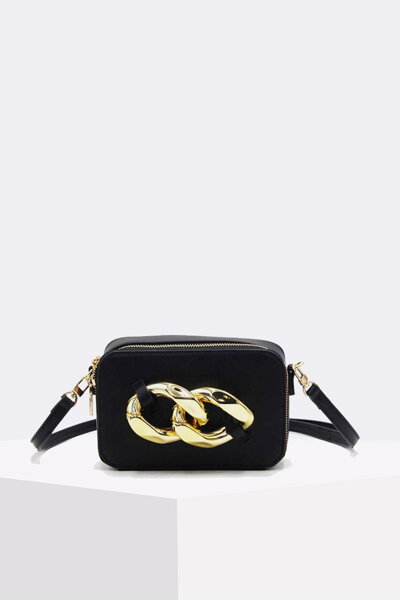 Čierna crossbody kabelka Tom&Eva