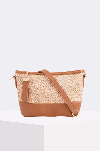 Crossbody kabelka Janice hnedá