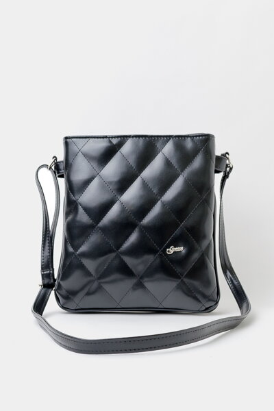 Čierna crossbody kabelka Grosso