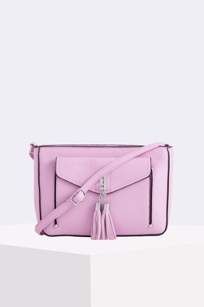 Fialová crossbody kabelka Hima
