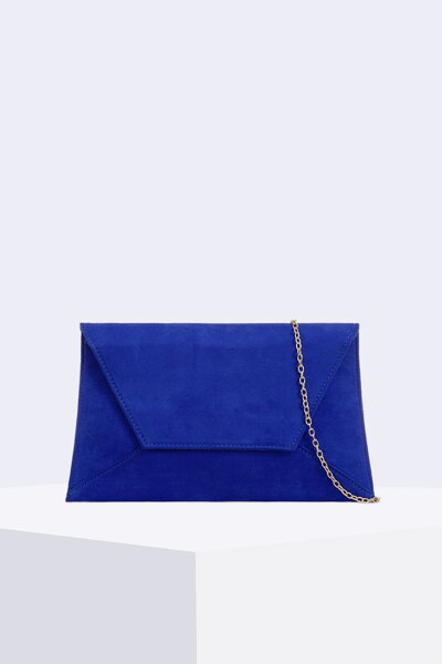 Modrá semišová kabelka Sonja
